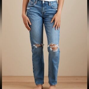 American Eagle Curvy Straight Jeans 20 Long